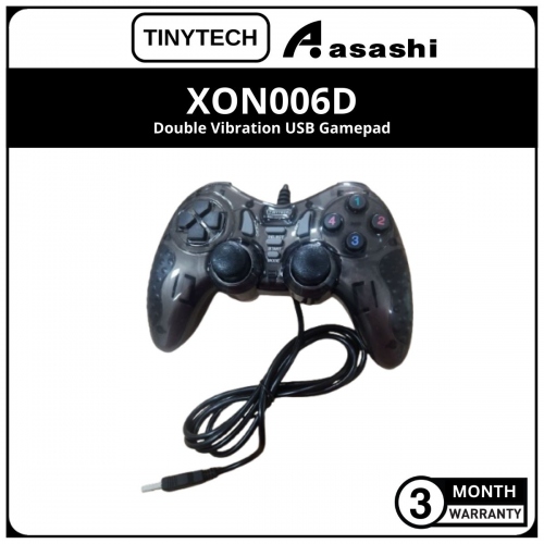 TinyTech XON006D Double Vibration USB Gamepad (3 month Limited Hardware Warranty)