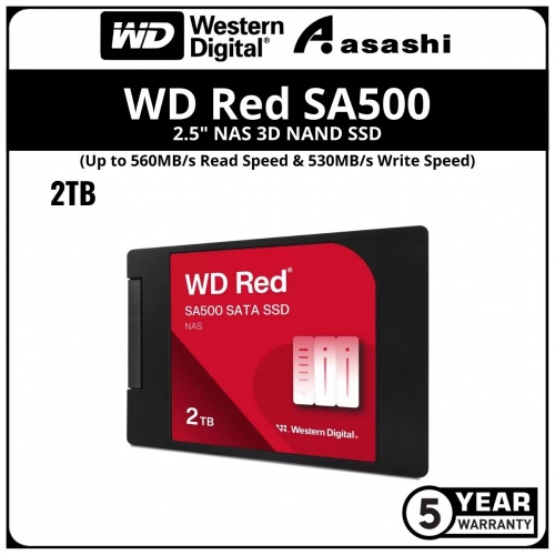 WD Red SA500 2TB 2.5