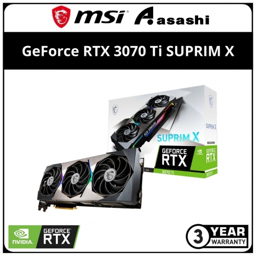 MSI GeForce RTX 3070 Ti SUPRIM X 8GB GDDR6 Graphic Card