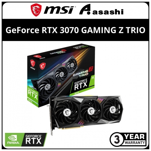 MSI GeForce RTX 3070 GAMING Z TRIO 8G LHR GDDR6 Graphic Card
