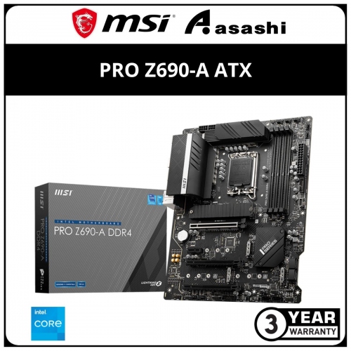 MSI PRO Z690-A (DDR5) (LGA1700) ATX Motherboard