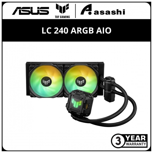 Asus TUF Gaming LC 240 ARGB AIO Liquid CPU Cooler