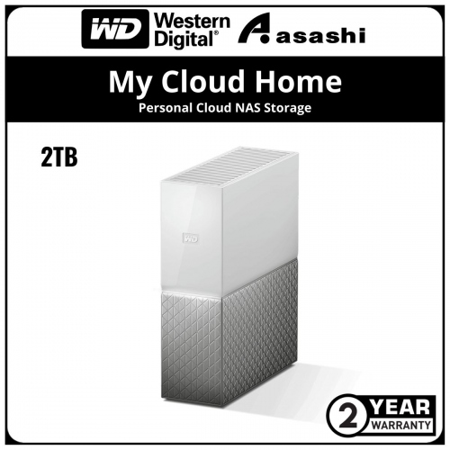 WD My Cloud Home 2TB NAS Storage (WDBVXC0020HWT-SESN)