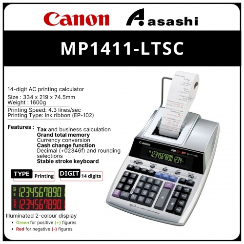Canon MP1411 - LTSC Desktop Calculator