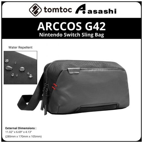 Tomtoc G42M1D1 (Black) ARCCOS G42 NS Sling Bag