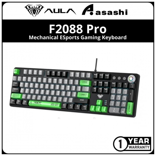 AULA F2088pro (Black) Mechanical Keyboard ESports Gaming