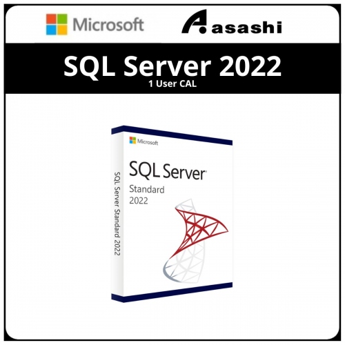 Microsoft SQL Server 2022 - 1 User CAL (NCE COM BAS PER 1TM)