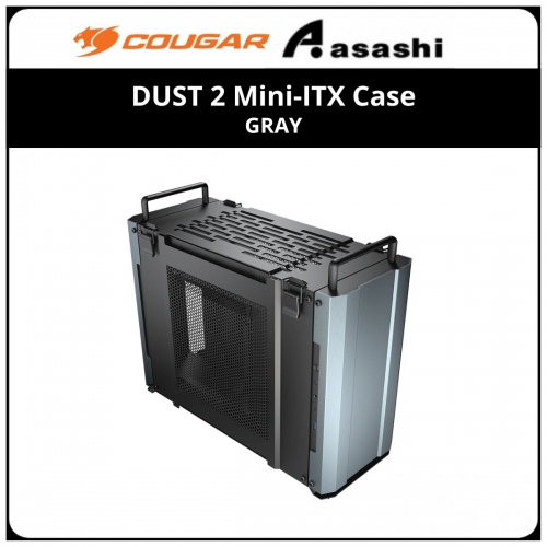 COUGAR DUST 2 Mini-ITX Case (With Fan x2) GRAY