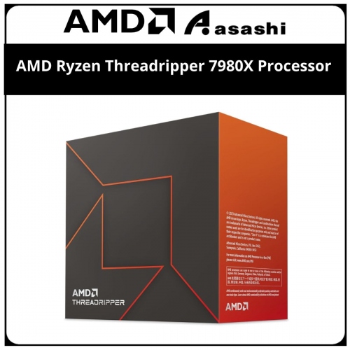 AMD Ryzen Threadripper 7980X Processor - 64C/128T
