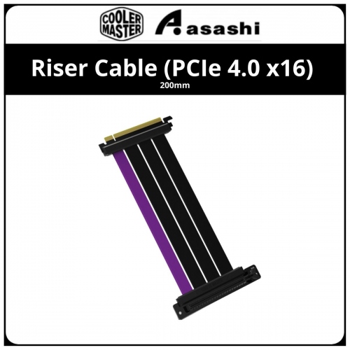 Cooler Master Riser Cable (PCIe 4.0 x16) - 200mm