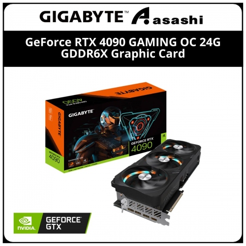 GIGABYTE GeForce RTX 4090 GAMING OC 24G GDDR6X Graphic Card (GV-N4090GAMING-OC-24G2)