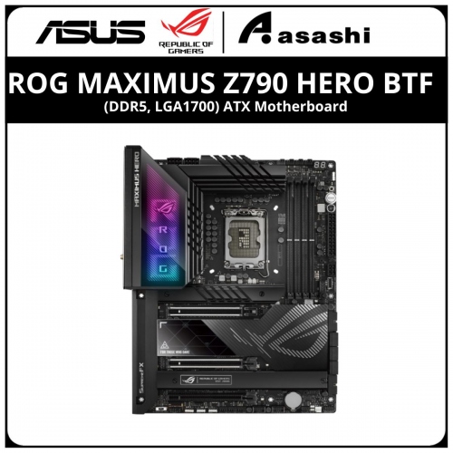 ASUS ROG MAXIMUS Z790 HERO BTF (DDR5, LGA1700) ATX Motherboard