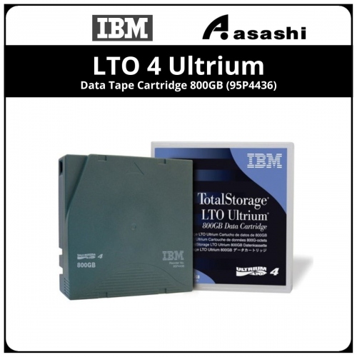 IBM LTO 4 Ultrium Data Tape Cartridge 800GB (95P4436)