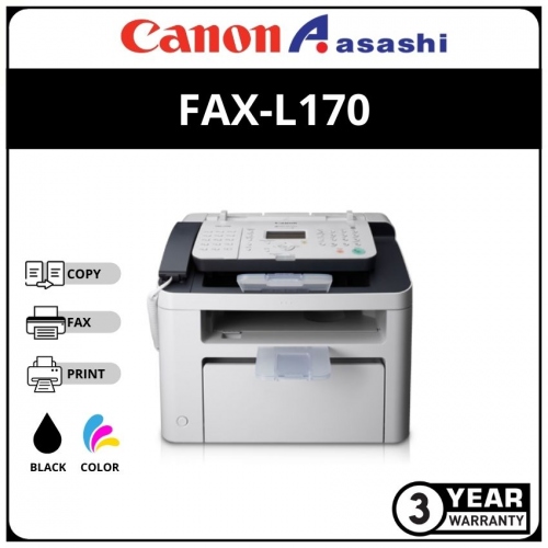 Canon i-SENSYS FAX-L170 Laser Fax Machine