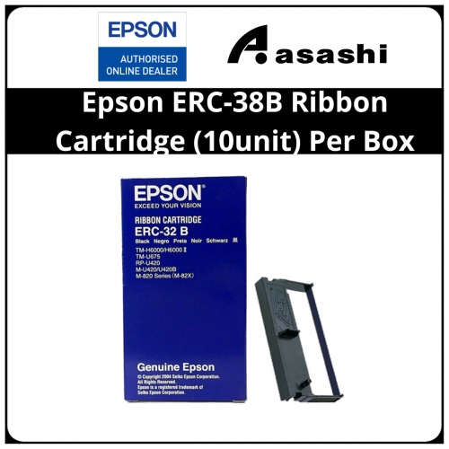 Epson ERC-38B Ribbon Cartridge (10unit) Per Box