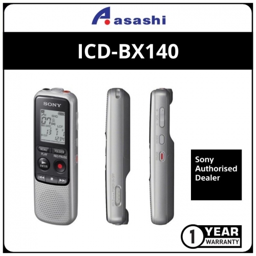 Sony ICD-BX140 4GB BX Series MP3 Digital Voice IC Recorder