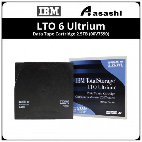 IBM LTO 6 Ultrium Data Tape Cartridge 2.5TB (00V7590)