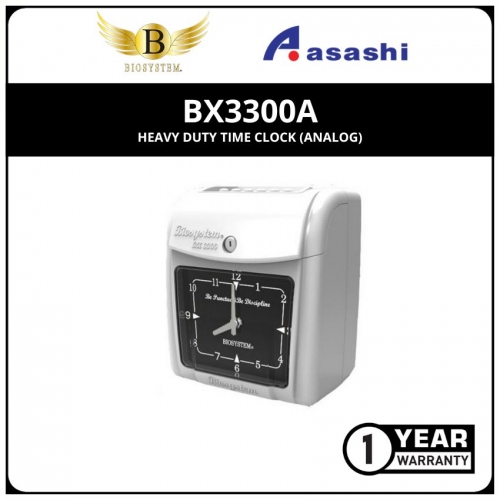 Biosystem BX3300A Heavy Duty Time Clock (Analog)