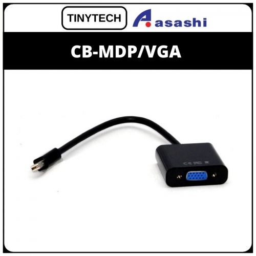 Tinytech CB-MDP/VGA Mini Display Port to VGA Converter (3 month Limited Hardware Warranty)