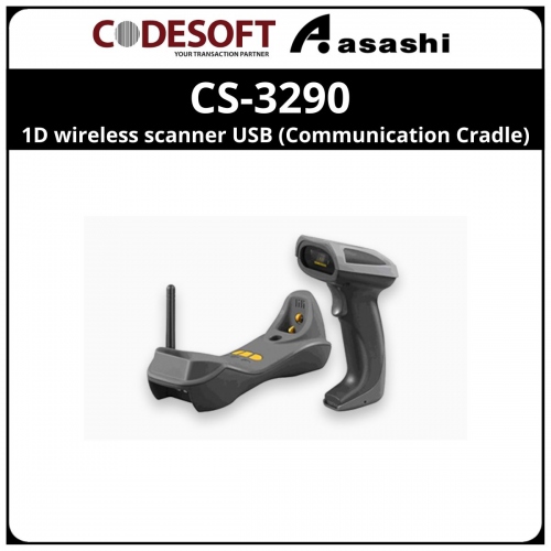 Code Soft CS-3290 1D wireless scanner USB (Communication Cradle)