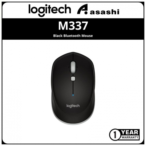 Logitech M337-Black Bluetooth Mouse (1 yrs Limited Hardware Warranty)