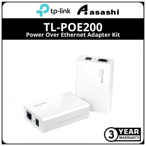 Tp-Link Tl-Poe200 Power Over Ethernet Adapter Kit