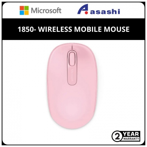 Microsoft 1850-Light Orchid Wireless Mobile Mouse - U7Z-00025 (2 yrs Limited Hardware Warranty)