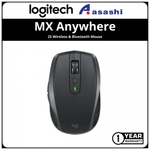 Logitech MX Anywhere 2S Wireless & Bluetooth Mouse (1 yrs Limited Hardware Warranty)