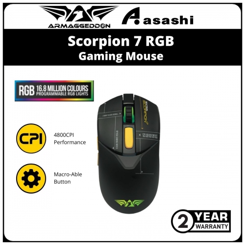 Armaggeddon Scorpion 7 RGB Gaming Mouse