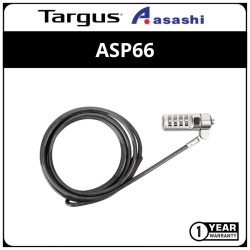 TARGUS (TG-ASP66) DEFCON N-CL Combo Cable Lock Noble Slot (Polybag packing)