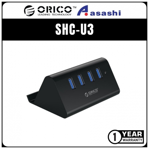 ORICO SHC-U3 4Port USB3.0 HUB with Phone & Tablet Stander (1 yrs Limited Hardware Warranty)