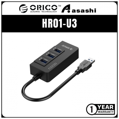 ORICO HR01-U3 3 x USB3.0 HUB & 1 x RJ45 Gigabit Ethernet port (1 yrs Limited Hardware Warranty)