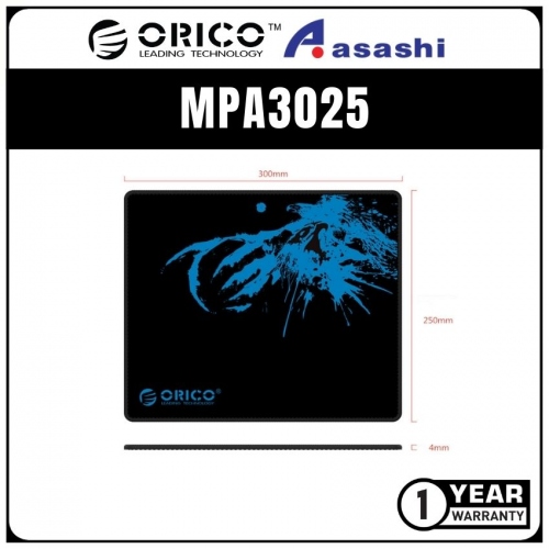 ORICO MPA3025 Rubber Mouse Pad - 300 x 250 x 4mm