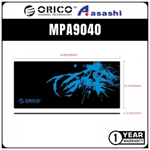 ORICO MPA9040 Rubber Mouse Pad - 900 x 400 x 4mm
