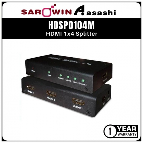 SAROWIN HDSP0104M HDMI 1x4 Splitter (v1.3)