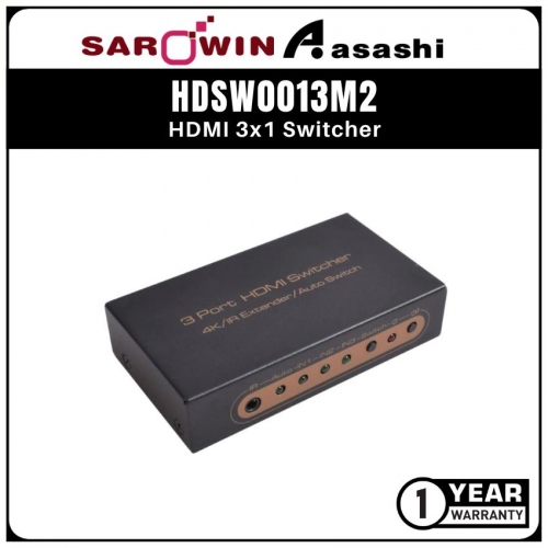 SAROWIN HDSW0013M2 HDMI 3x1 Switcher (v1.4)
