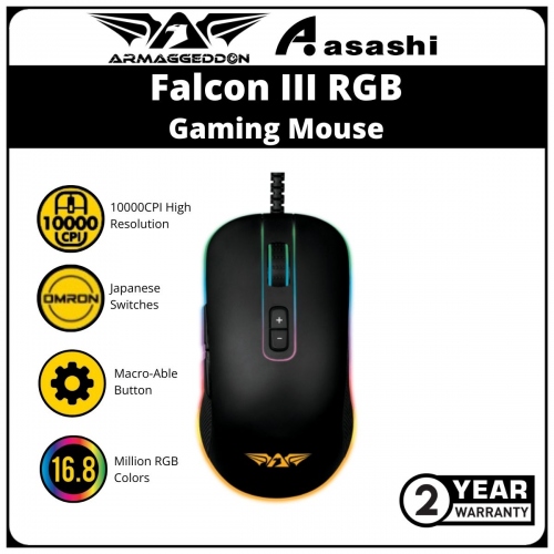 Armaggeddon Falcon III RGB Gaming Mouse