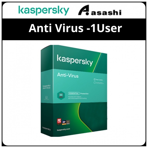 Kaspersky Anti Virus -1User 1Year