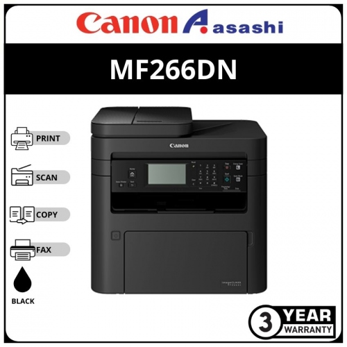 Canon MF266dn Image Class Laser Printer (Print, Scan, Copy, Fax, Duplex & Network)