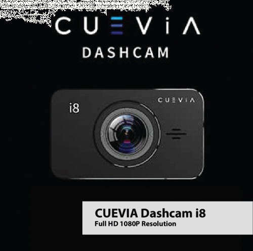 CUEVIA i8 Full HD1080P Dash Camera - Max support 32GB Microsd only (1 yrs Limited Hardware Warranty)