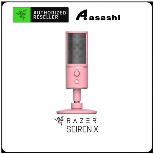 Razer Seiren X - Quartz Edition (Condenser Microphone, Supercardioid Pick-Up Pattern, Build-in Shock Mount [RZ19-02290300-R3M1]
