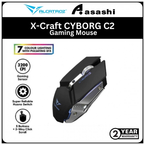 Alcatroz X-Craft CYBORG C2 Gaming Mouse