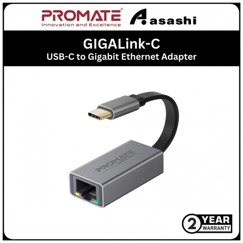 Promate GIGALink-C High Speed USB-C to Gigabit Ethernet Adapter