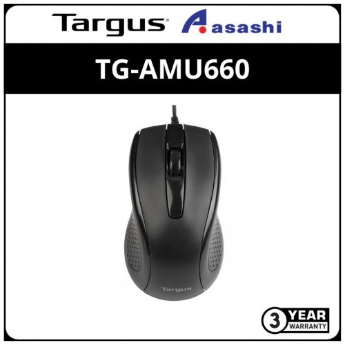 Targus (TG-AMU660) Optical Mouse-BLK (1 yrs Manufacturer Warranty)
