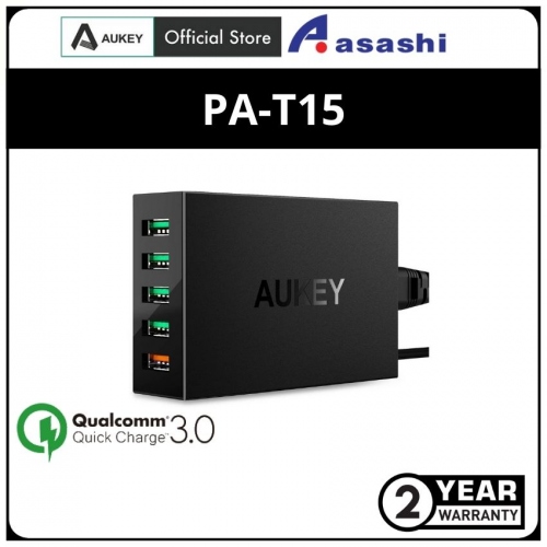 AUKEY PA-T15 54W 5 USB port Qualcomm Quick Charge 3.0 Desktop Charger