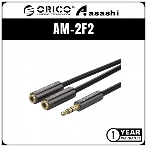 ORICO AM‐2F2 3.5mm Audio Splitter Cable - 0.25M