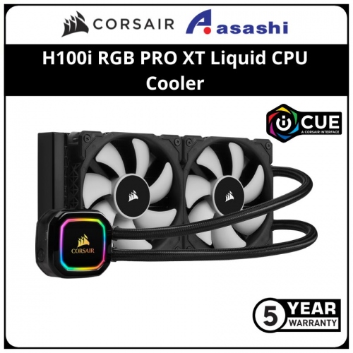 Corsair iCUE H100i RGB PRO XT 240mm Liquid CPU Cooler