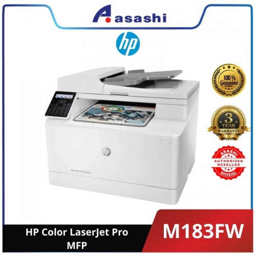 HP Color LaserJet Pro MFP M183FW Printer (7KW56A) (Online Warranty Registration 1+2 Yrs)