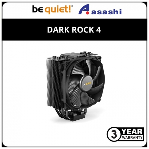 BE QUIET! DARK ROCK 4 CPU Cooler (Support LGA20XX / 115X / 775 / AM3 / AM4) — 3 Years Warranty
