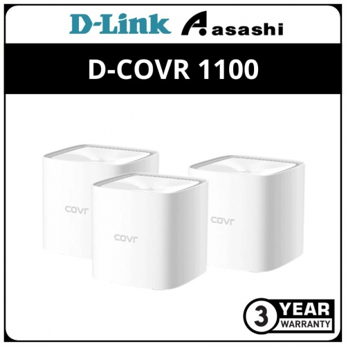 D-Link D-COVR 1100(3 Packs) AC1200 Dual-Band Whole Home Mesh Wi-Fi System